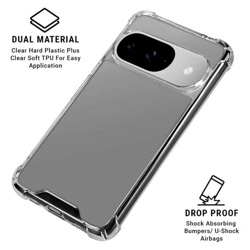 Gray Google Pixel 10 Clear Case